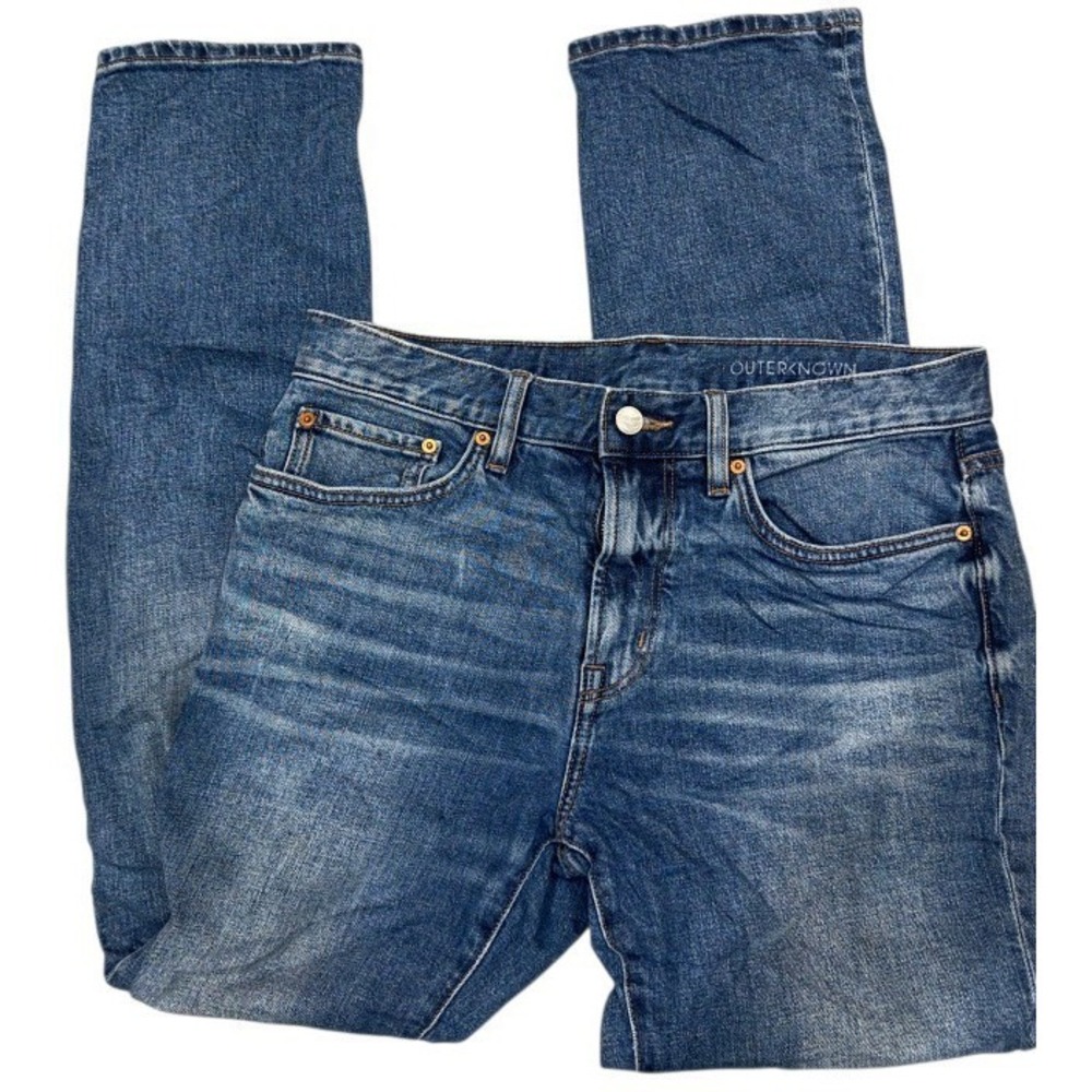 Outerknown S.E.A. Local Straight Jeans Men's 31x32 Organic Cotton Denim - Picture 5 of 9